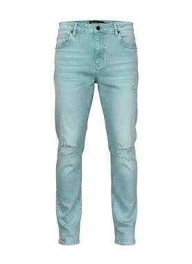 Legendary Status Men's Distressed Mint Green Skinny Jeans